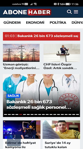 Abone Haber ekran görüntüsü
