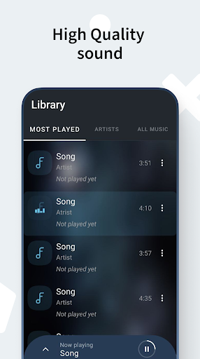 Frolomuse: MP3 Music Player ekran görüntüsü