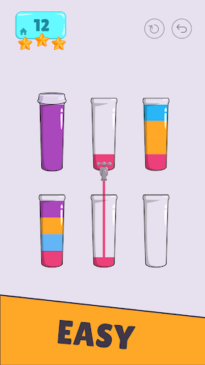 Cups - Water Sort Puzzle ekran görüntüsü