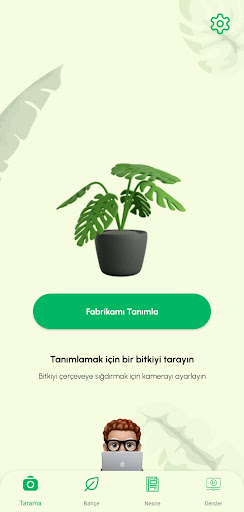 Bitki Tanımlaması Uygulama ekran görüntüsü