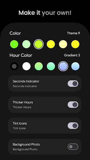 MNML Thin Watch face ekran görüntüsü