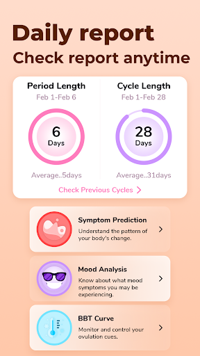 Period Tracker & Ovulation App ekran görüntüsü