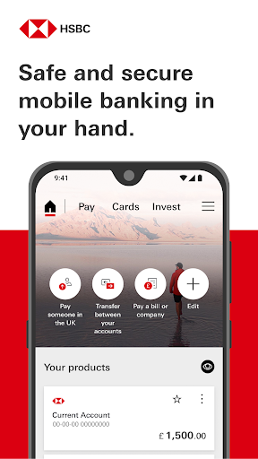 HSBC UK Mobile Banking ekran görüntüsü
