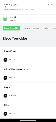 Bizce Kuru ekran görüntüsü