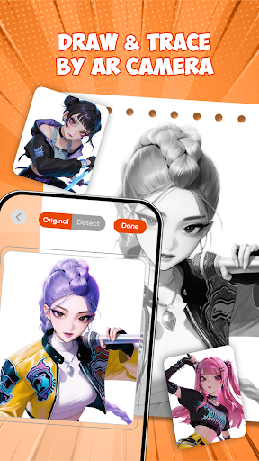 AR Draw Anime: Sketch & Trace ekran görüntüsü