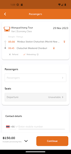 Wongsaithong Tour ekran görüntüsü