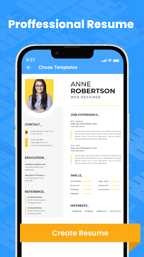 Resume Builder - CV Maker ekran görüntüsü