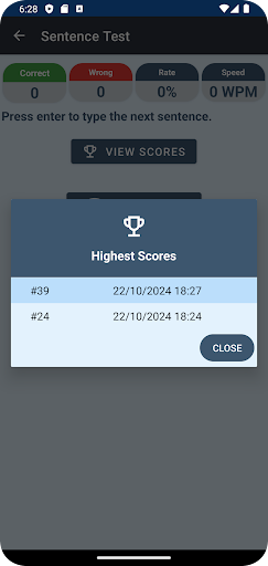 Typing Practice & Speed Test ekran görüntüsü