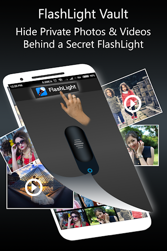 Flashlight Locker: photo vault ekran görüntüsü