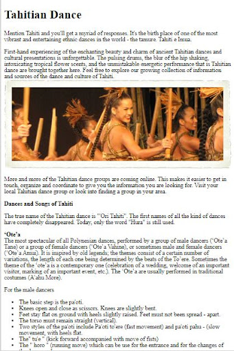 How to Tahitian Dance ekran görüntüsü