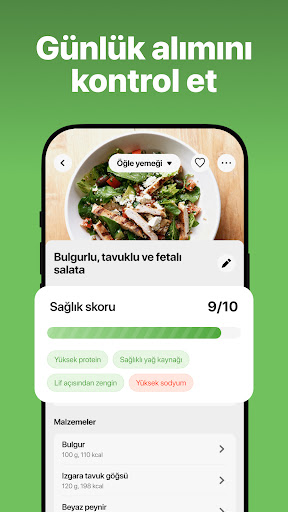 Nutria: Yiyecek & Kalori Koçu ekran görüntüsü