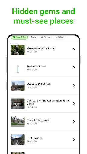 Tashkent Tour Guide:SmartGuide ekran görüntüsü