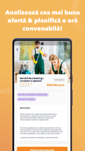 ServiceConnect: Servicii MD/RO ekran görüntüsü