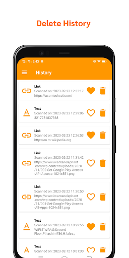 Simple-De Scanner: QR, Barcode ekran görüntüsü