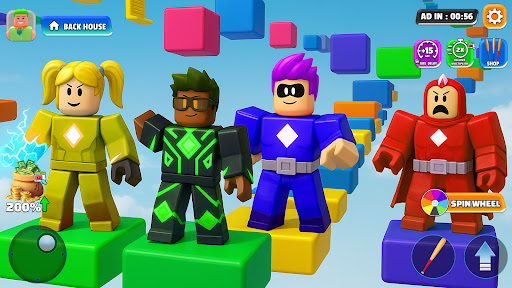 Superhero Obby Parkour Runner ekran görüntüsü