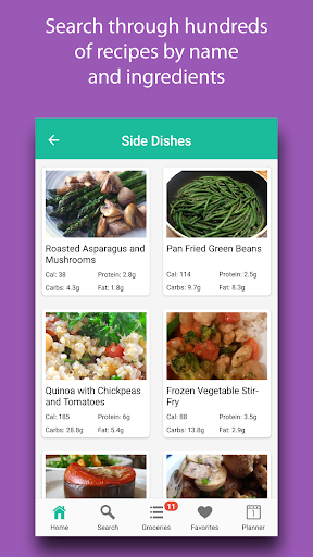Low-Calorie Recipes - Grocery  ekran görüntüsü