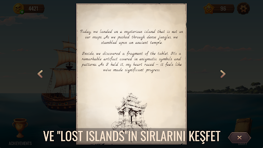 Lost Islands: Bulmaca, Macera ekran görüntüsü