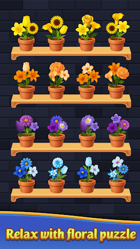 Flower Merge - Triple Puzzle ekran görüntüsü