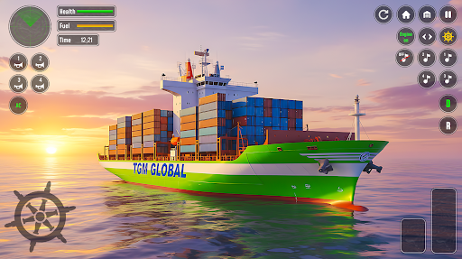 Real Cargo Ship Game Simulator ekran görüntüsü