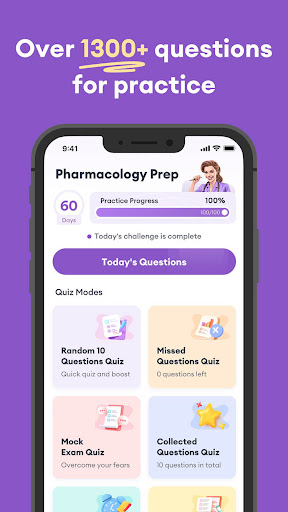 Pharmacology Exam for Nursing ekran görüntüsü