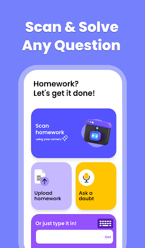 AI Homework Helper App ekran görüntüsü