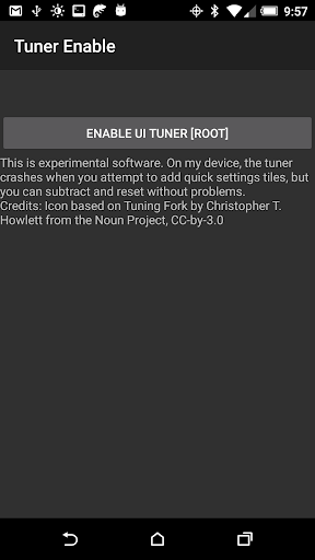 UI Tuner Enable [root] ekran görüntüsü