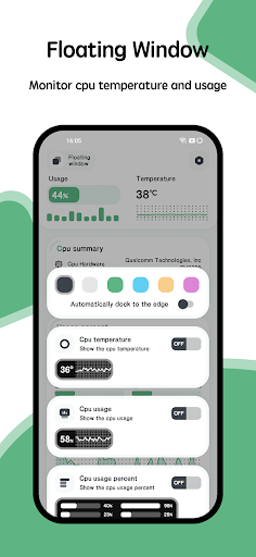 CPU Monitor - temperature ekran görüntüsü
