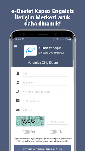 e-Devlet Engelsiz Çağrı ekran görüntüsü