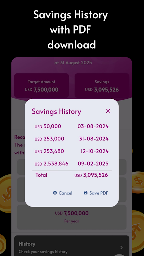 Savvy: Savings Goal Tracker ekran görüntüsü