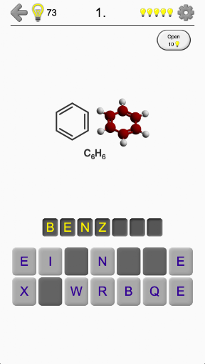 Hydrocarbons Chemical Formulas ekran görüntüsü