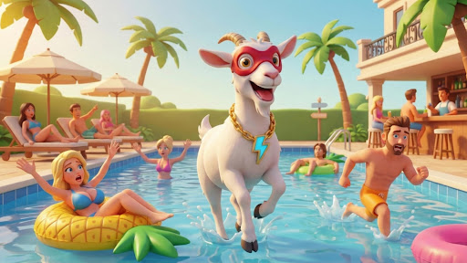 I Am Goat Sim : Funny Animal ekran görüntüsü