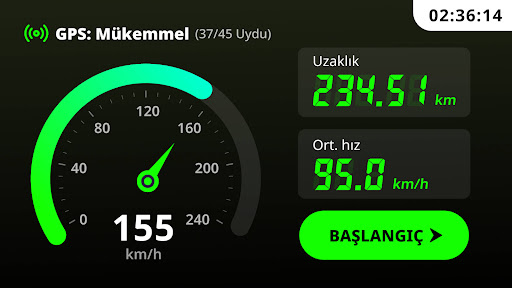 Hız ölçer & Odometer App ekran görüntüsü