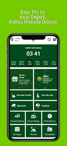 Ezan Pro: Namaz, Kuran Vakti ekran görüntüsü