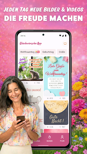 Glückwünsche & Geburtstags App ekran görüntüsü
