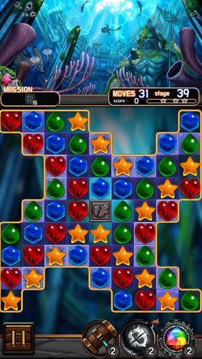 Jewel Poseidon : Jewel Match 3 ekran görüntüsü
