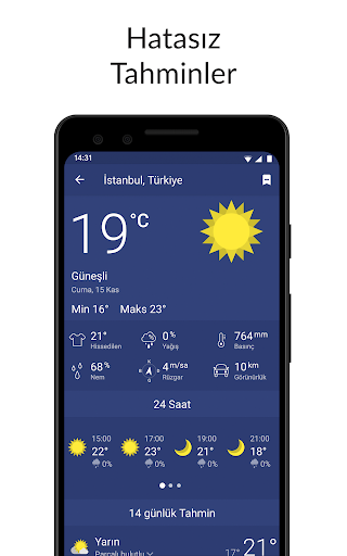 Clime: Hava Durumu ve Radarı ekran görüntüsü