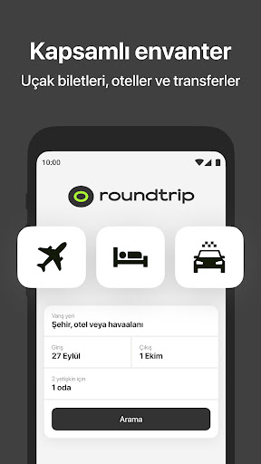 Roundtrip.travel ekran görüntüsü