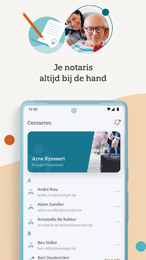 Izimi - Notariële kluis ekran görüntüsü
