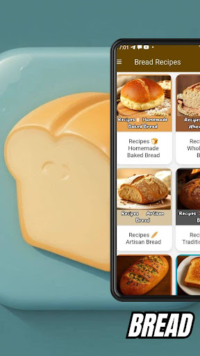 Bread Recipes ekran görüntüsü