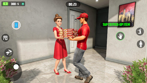 City Food Delivery Sim Games ekran görüntüsü