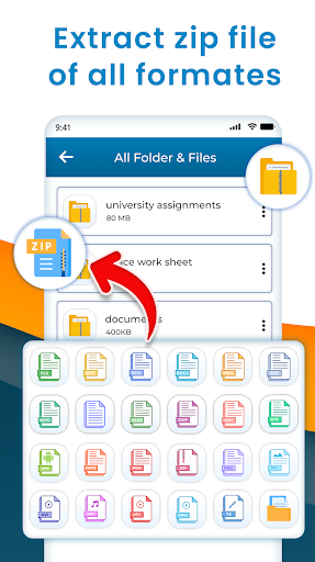 zip dosyası okuyucu: rar'ı ekran görüntüsü