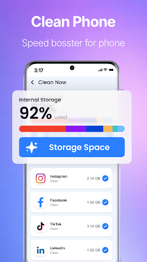 Phone Cleaner & Junk File Home ekran görüntüsü