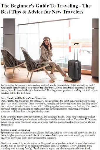 How to Travel ekran görüntüsü