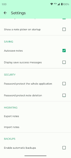 Fossify Notes Beta ekran görüntüsü