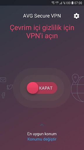 AVG Secure VPN Proxy & Privacy ekran görüntüsü