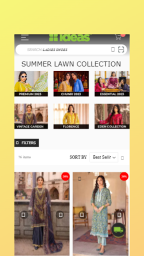 Asim Jofa X Shoporama ekran görüntüsü