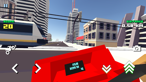 Blocky Moto Racing: motosiklet ekran görüntüsü