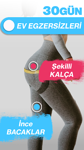 Kalça, Basen, Bacak Egzersiz ekran görüntüsü