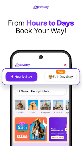 Brevistay: Book Hourly Hotel ekran görüntüsü