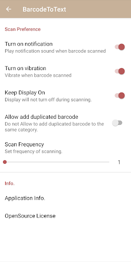 Barcode To Text - Scanner ekran görüntüsü